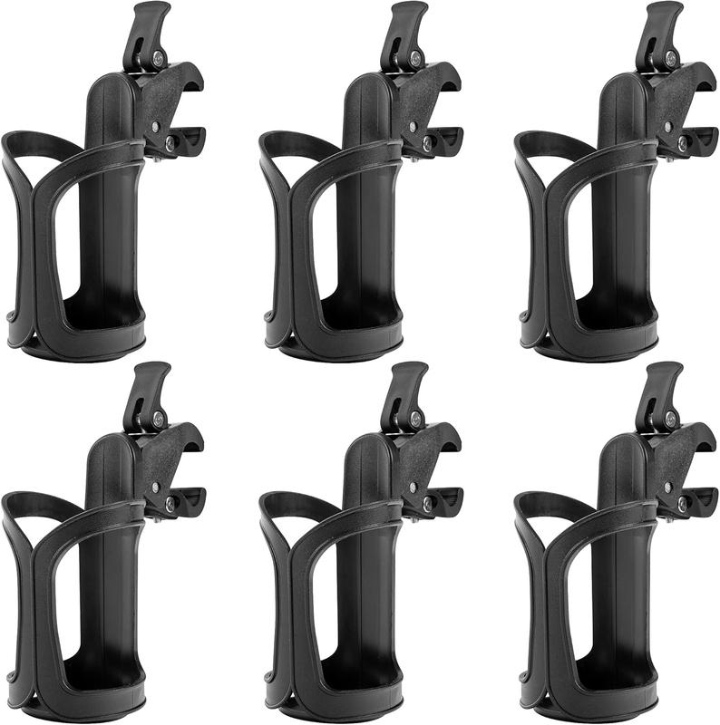 6 count Tree Stand Cup Holder - Cup Holder for Treestand  -Universal 360 Degrees Rotation Bottle Holder for  Bike  Walker  Fishing