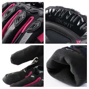 Suomy Winter Warm Motorcycle Gloves Windproof Waterproof Female Motorbike Riding Gloves Women Pink Motocross Moto Guantes