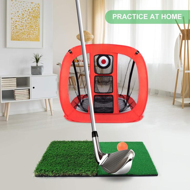 Pop Up Golf Chipping Net - Indoor Outdoor Golfing Target Accessories for Backyard Accuracy and Swing Practice -  Gifts for Men, Dad, Husband, Women, , Golfers