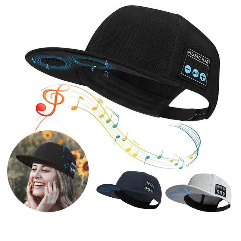 2024 NEW Hat with Bluetooth Speaker Adjustable Bluetooth Hat Wireless Smart Loudspeaker Cap For Outdoor Sport Baseball Cap With Mic